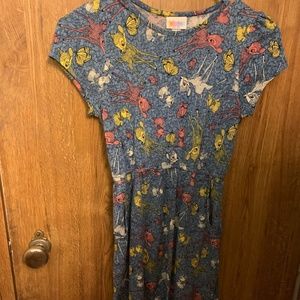 Lularoe Disney Bambi Girls Dress with Pockets